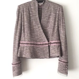 St. John Evening blazer jacket w crystals & beads